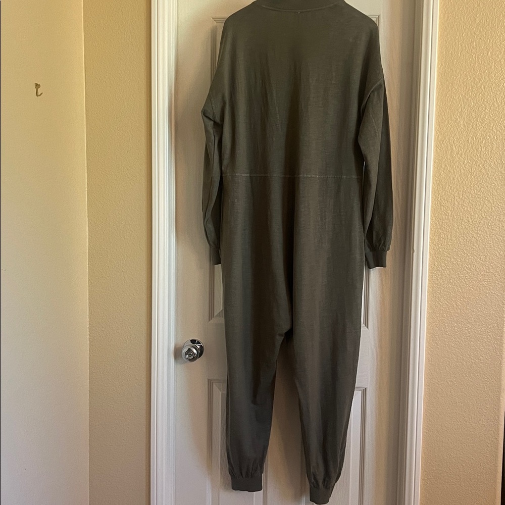 Free People Olive Jumpsuit - Picture 2 of 4
